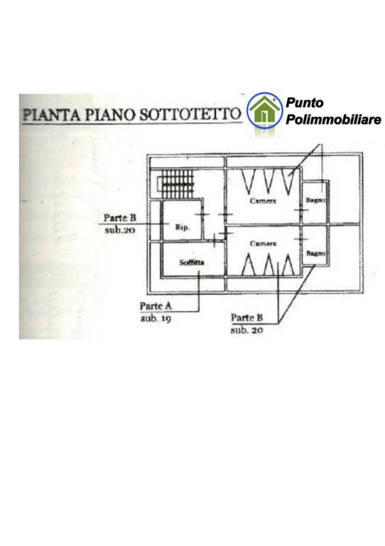 FIORONE planimetria sottotetto 1