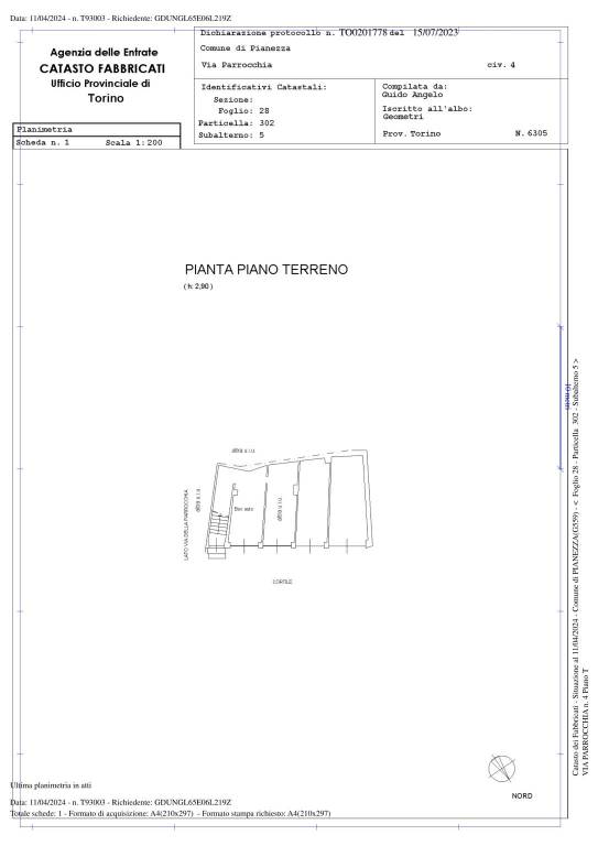 BELLAN planimetria catastale box auto sub5 1