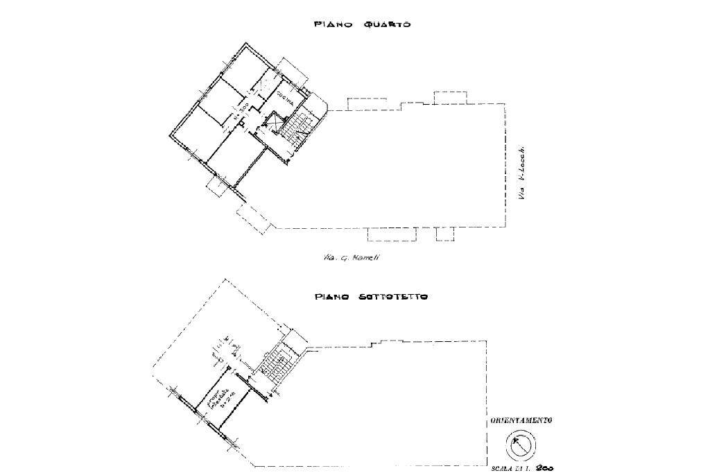 planimetria appartamento + soffitta