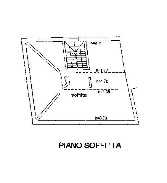 Planimetria Terratetto Casale Soffitta