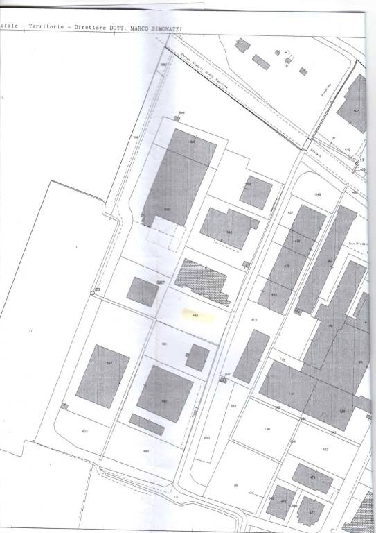 planimetria lotto edificabile 1