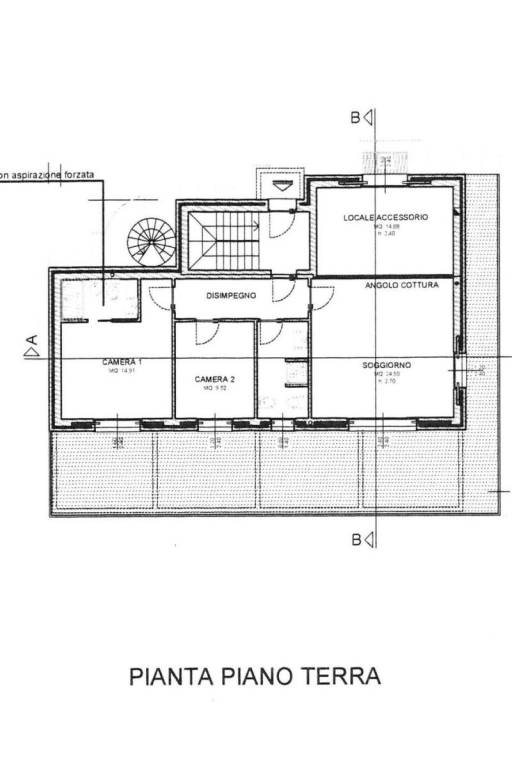 Plan CA.1747 piano terra