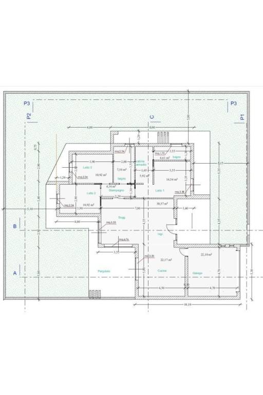 Planimetria ville Cicciano