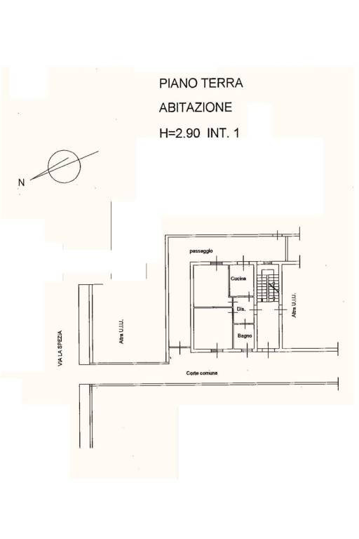 Planimetria Via La Spezia 115 1