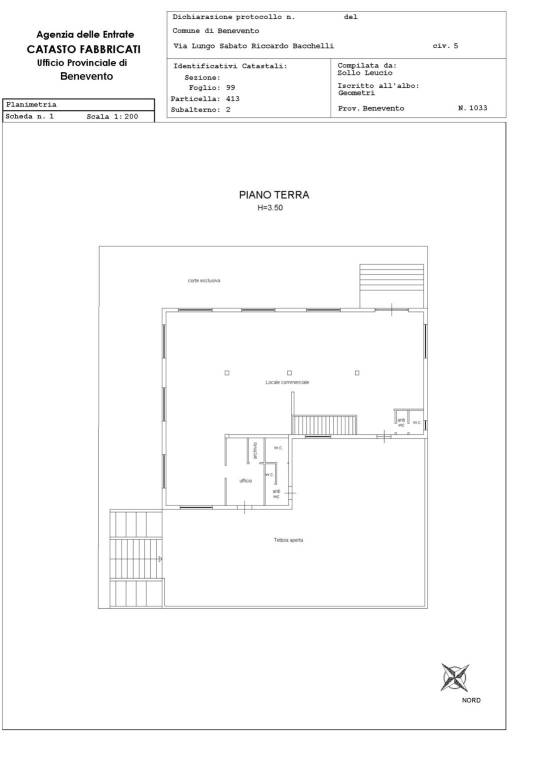 ELABORATO + PLANIMETRIE LOCALE 3