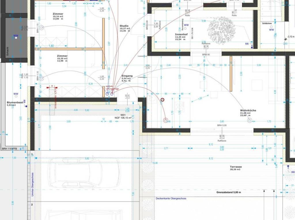 W03: Nuovo appartamento spazioso 4 vani con terrazza e giardino privato in posizione soleggiata - Planimetria 1