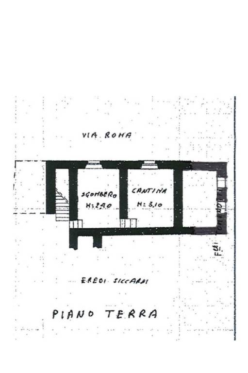 Planimetria piano terreno 1