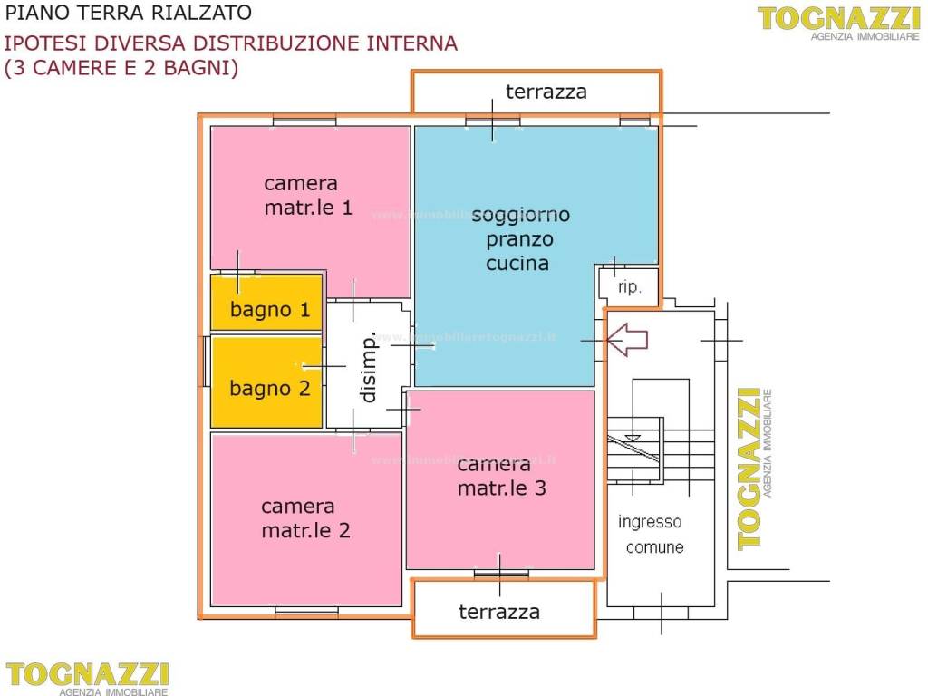 Ipotesi diversa disposizione interna