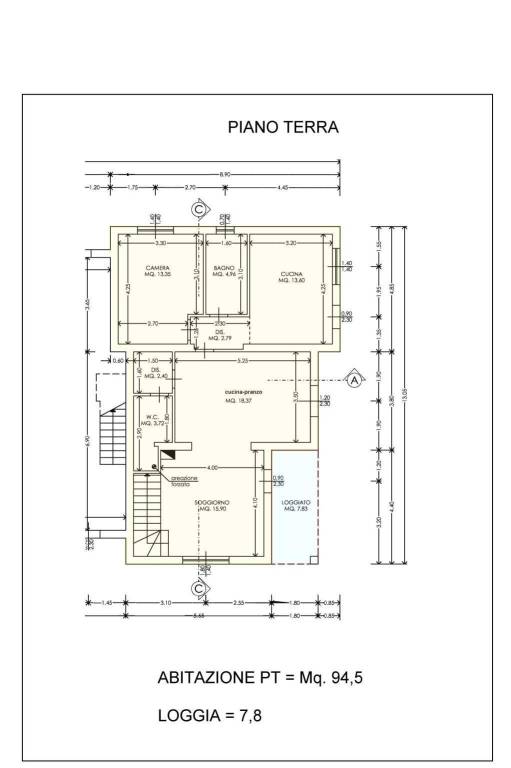 PIANO TERRA sca a 100