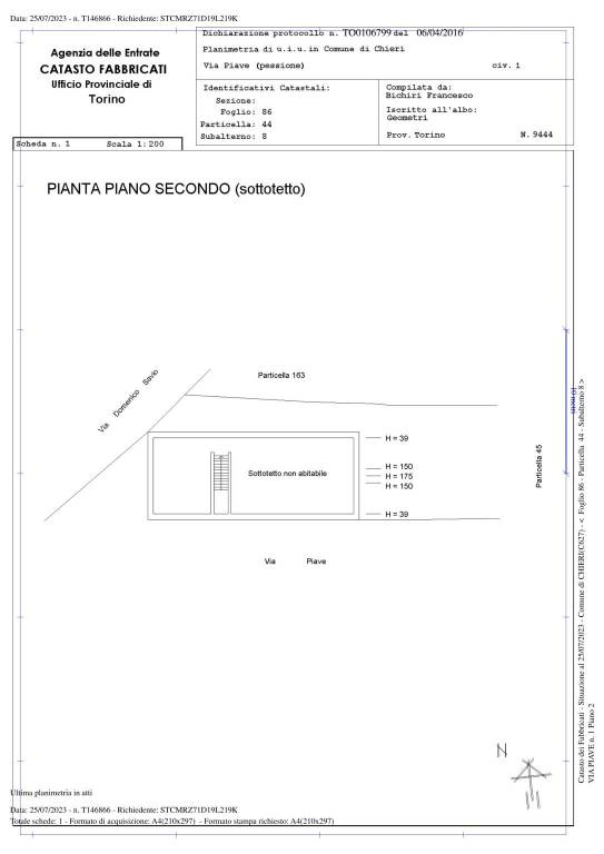 sub 8 via Piave 1