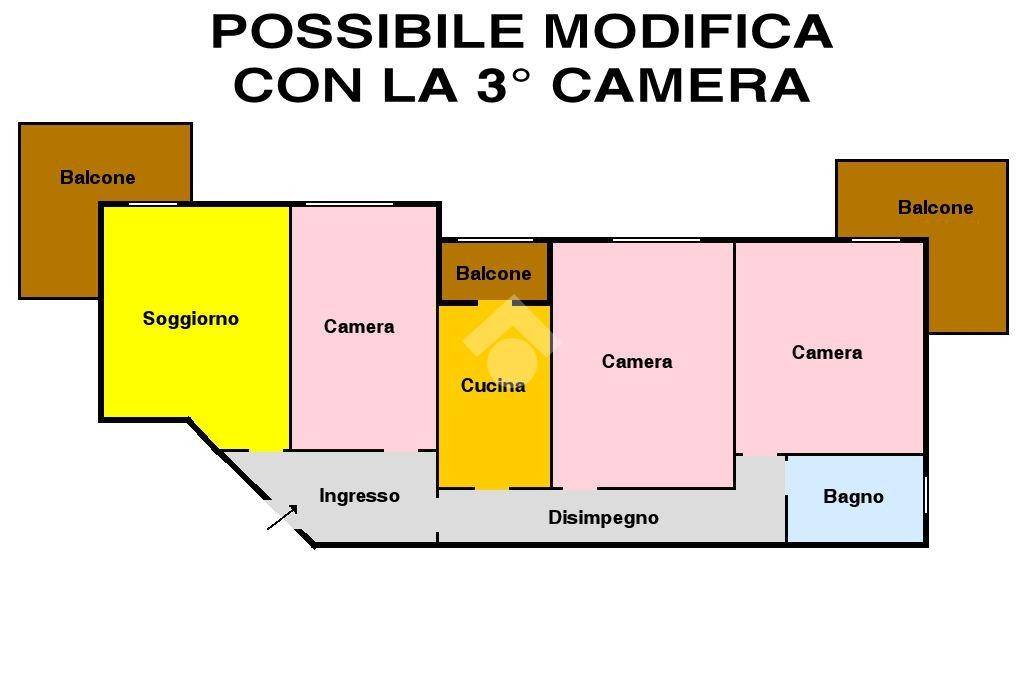 possibile modifica con 3° camera