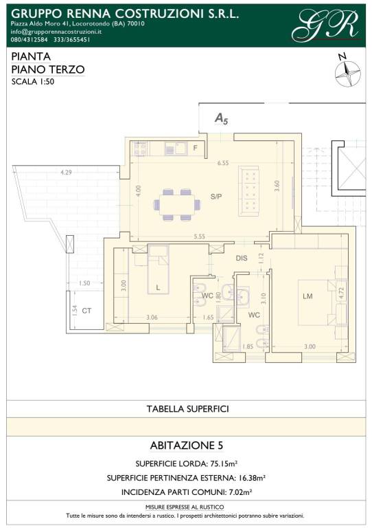 Alloggio 5 - 3°P 1