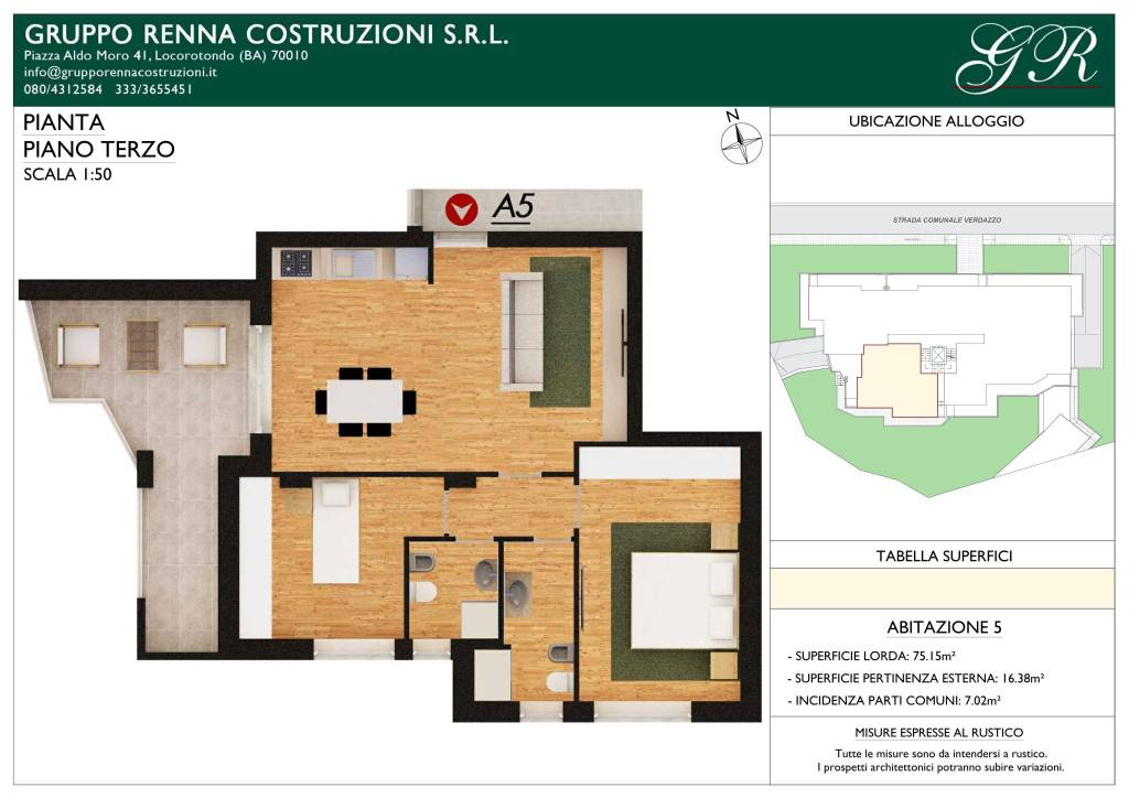 Alloggio 5 - 3°P 2