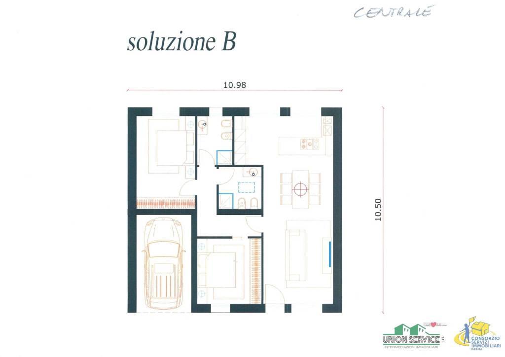 soluzione B - 1 piano