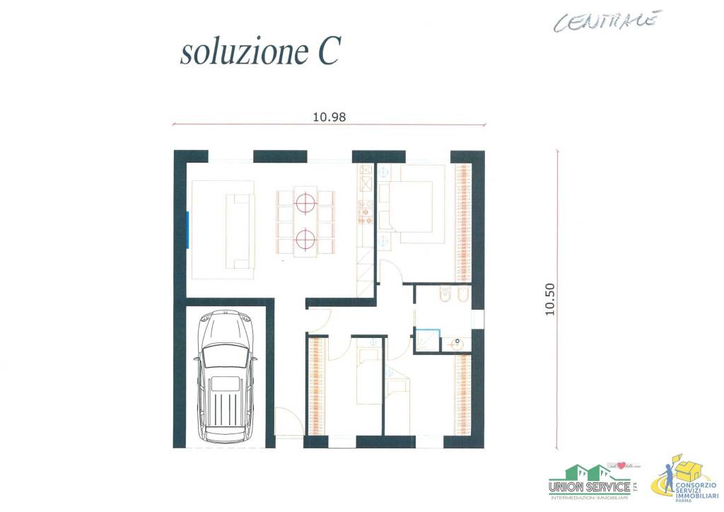 soluzione C - 1 piano