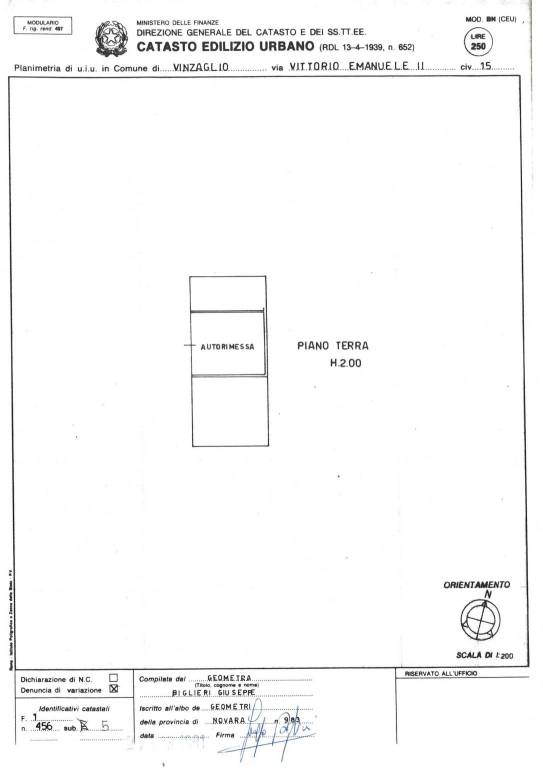 Planimetria autorimessa 2 1