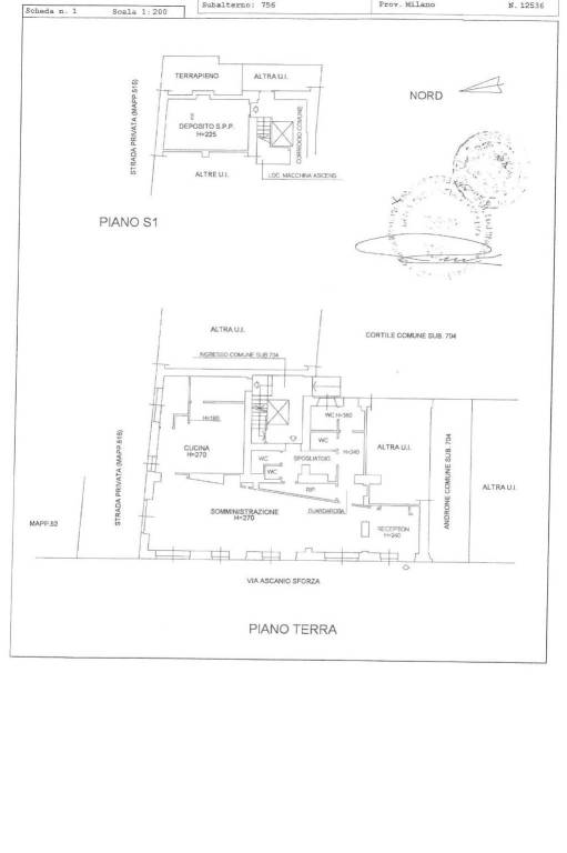 NUOVO CATASTO IMMOBILI DI VIA ASCANIO SFORZA, 77 -