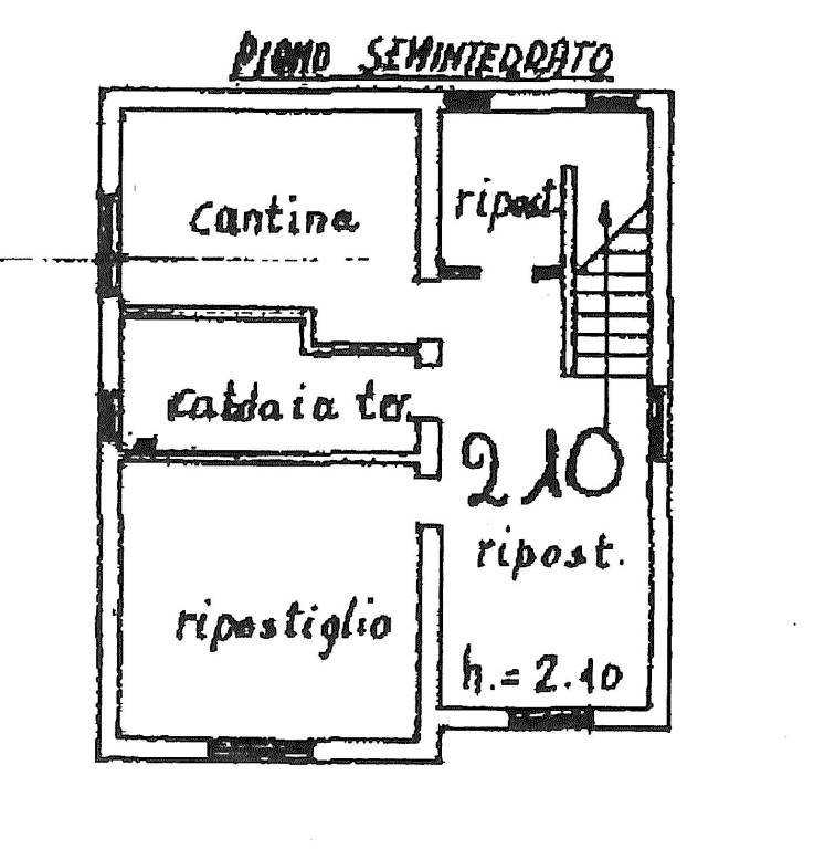 Pianta Piano Seminterrato