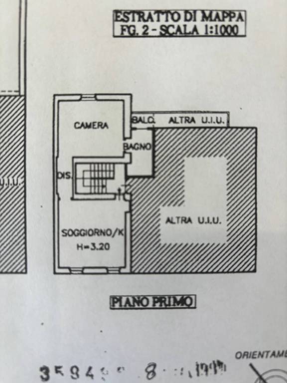 piantina abitazione