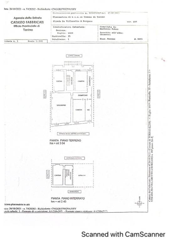 Plan Villaretto 1