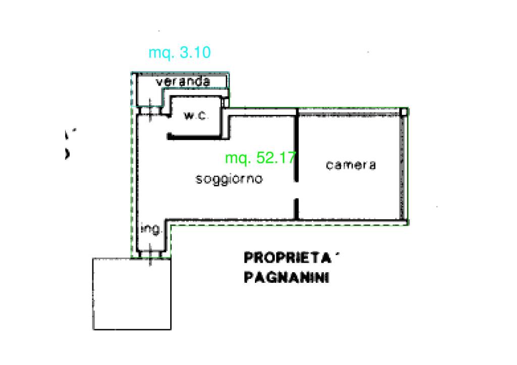 Superfici appartamento Golfo Aranci 1