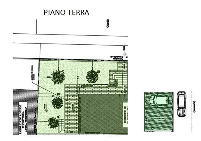 PLAN GIARDINO E POSTI AUTO