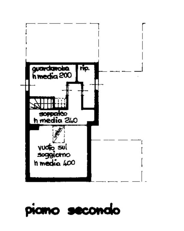 Plan CA.1751 piano secondo