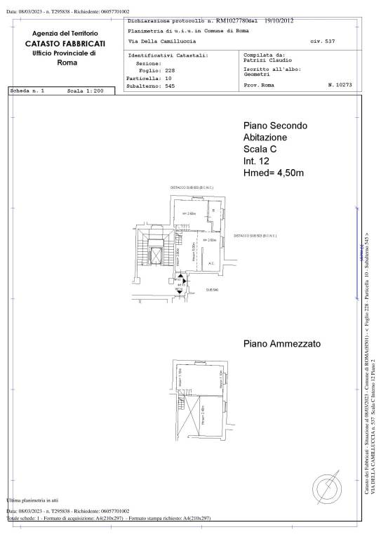 App.to C12 PIANO SECONDO PLANIMETRIA 1