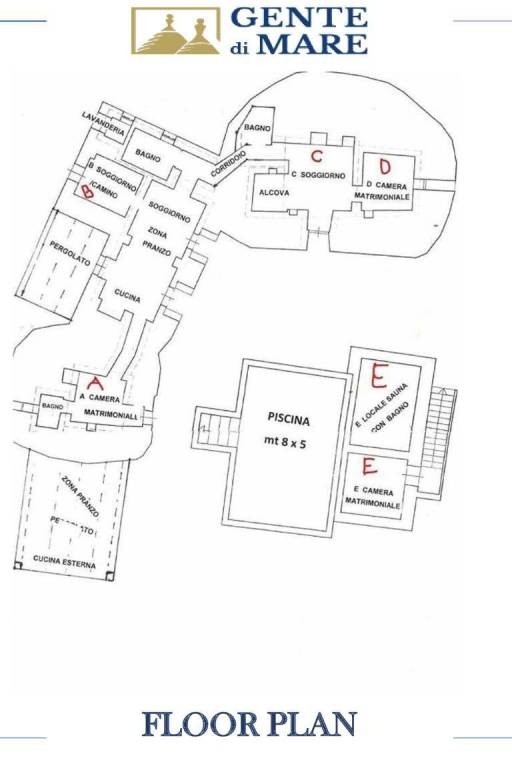 Trulli Ulivo floor plan