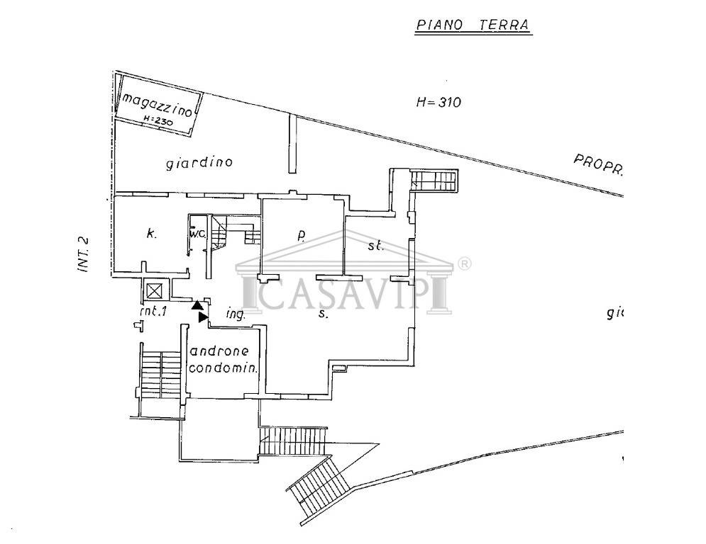 piano terra plan