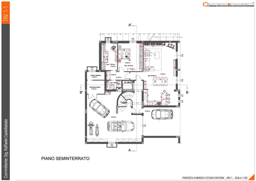 TAV 1-1 PIANO INTERRATO - CON ARREDI_page-0001