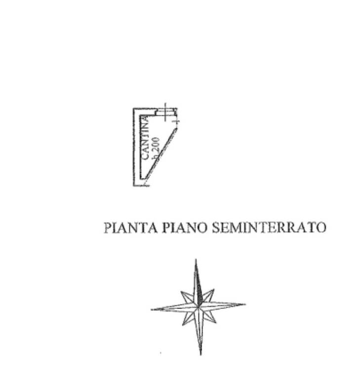 Planimetria piano seminterrato