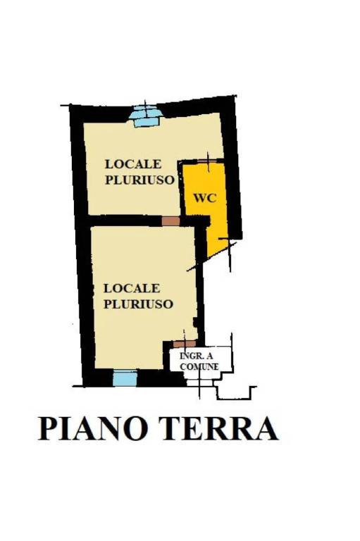 Pianta locali al piano terra