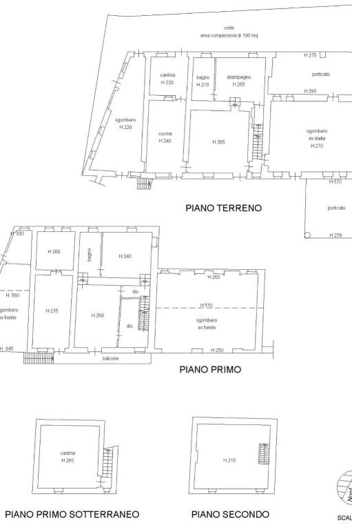 PIANO TERRENO E PRIMA PIANO 1