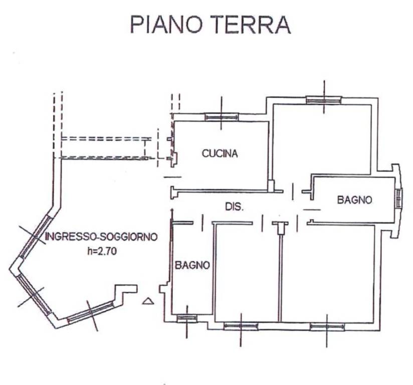 PLANIMETRIA PIANOTERRA CASA