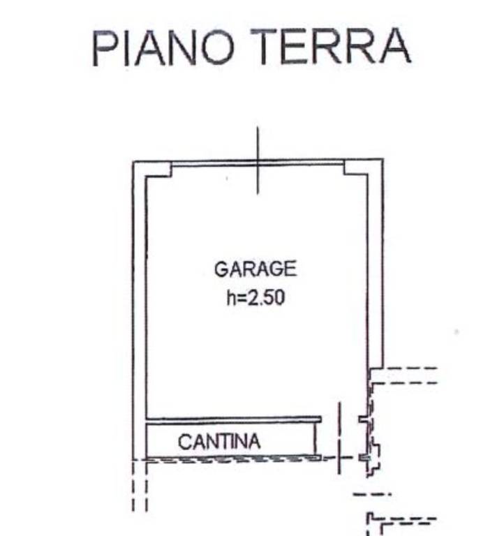 PLANIMETRIA PIANOTERRA GARAGE 