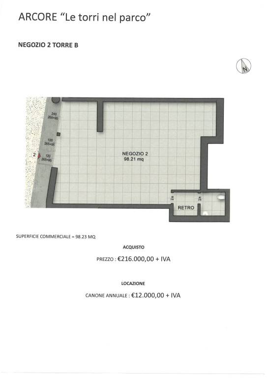 Negozio 2 torre B