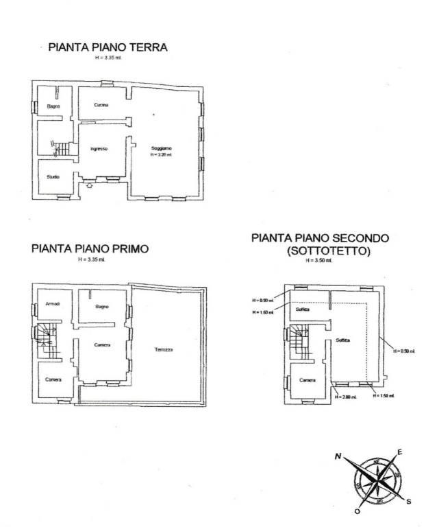 Piantina Villa 1