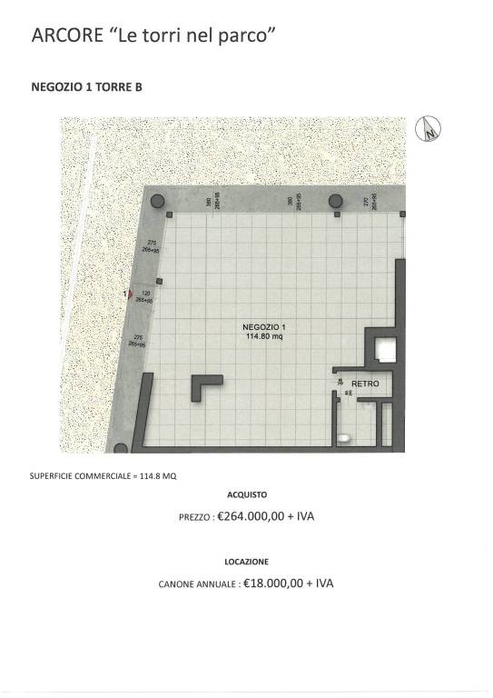 Negozio 1 torre B