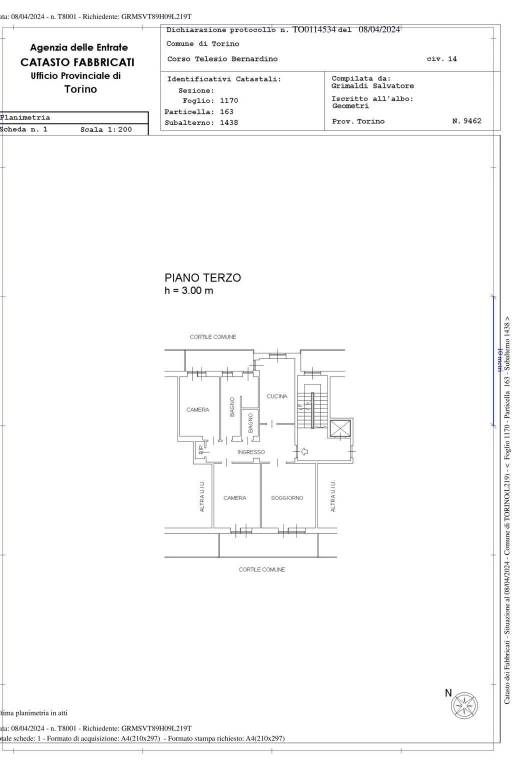 PLANIMETRIA CORSO TELESIO 14 1