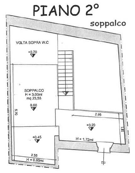 planimetria piano secondo soppalco