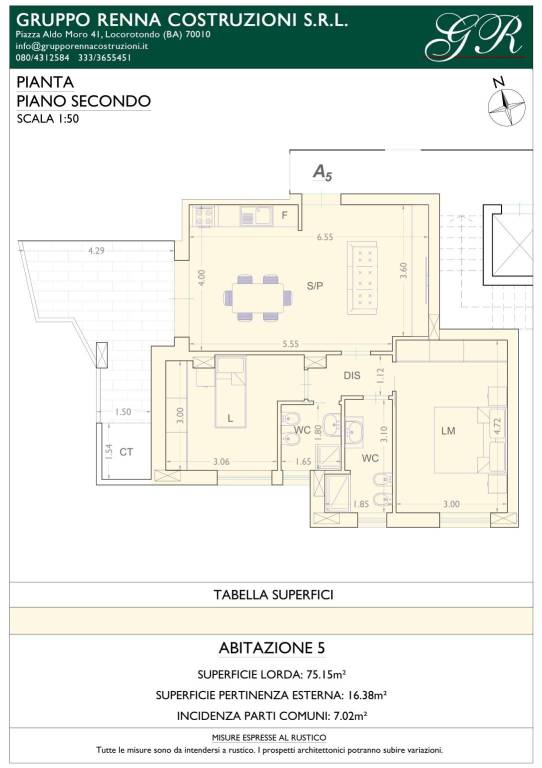 Alloggio 5 - 2°P 1