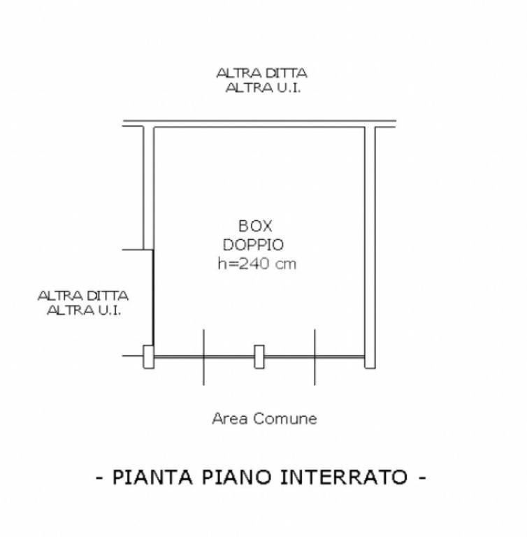 Planimetria piano interrato 