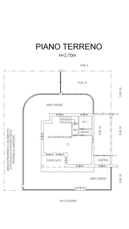 plan piano terra