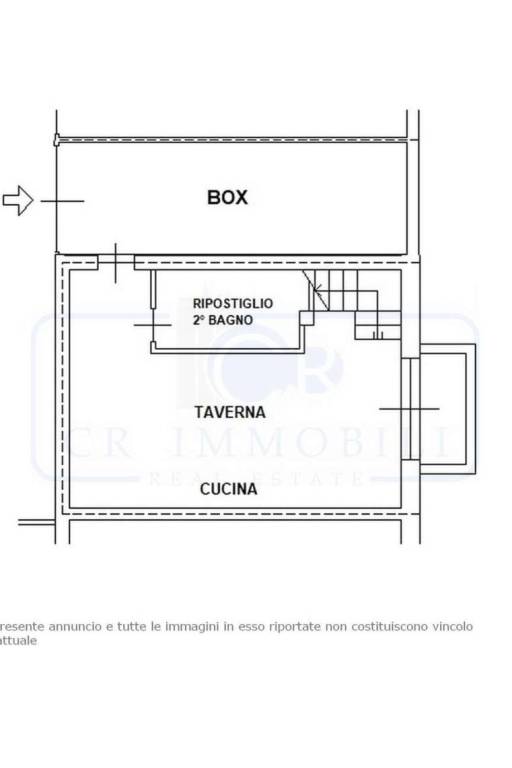 PLANIMETRIA PIANO TAVERNA + BOX