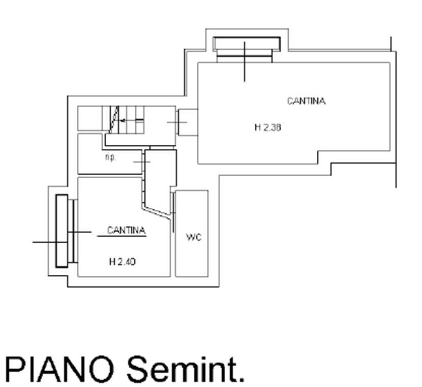 Planimetria Piano Seminterrato