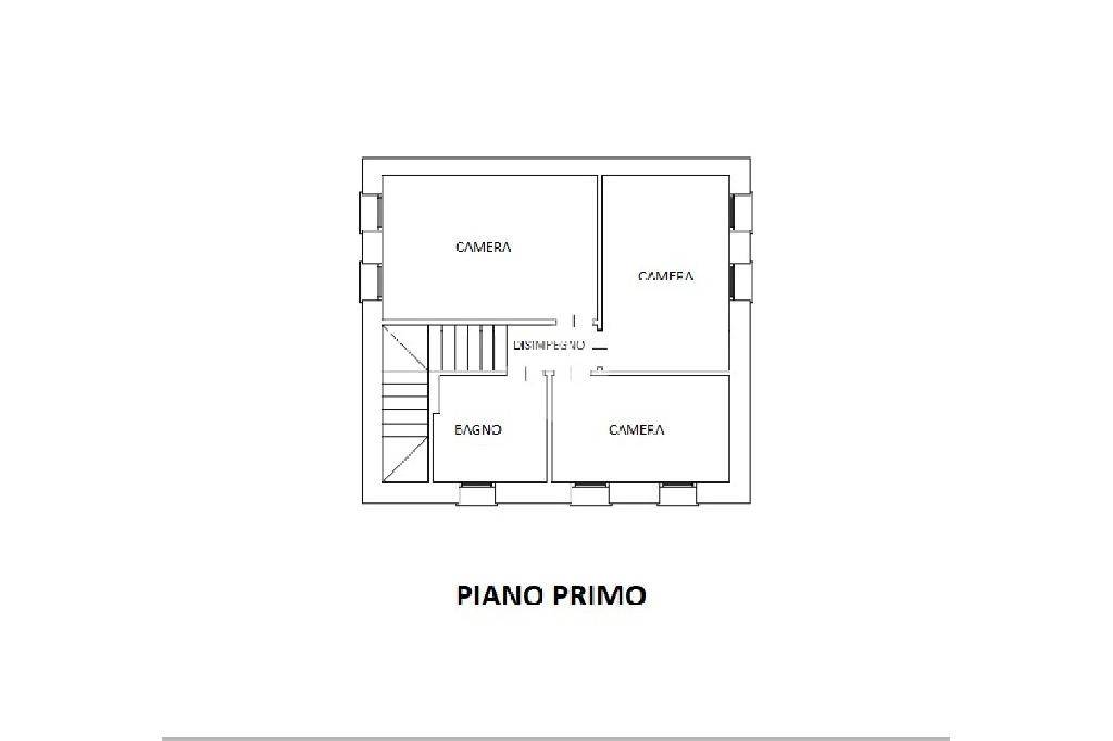 Planimetria piano primo