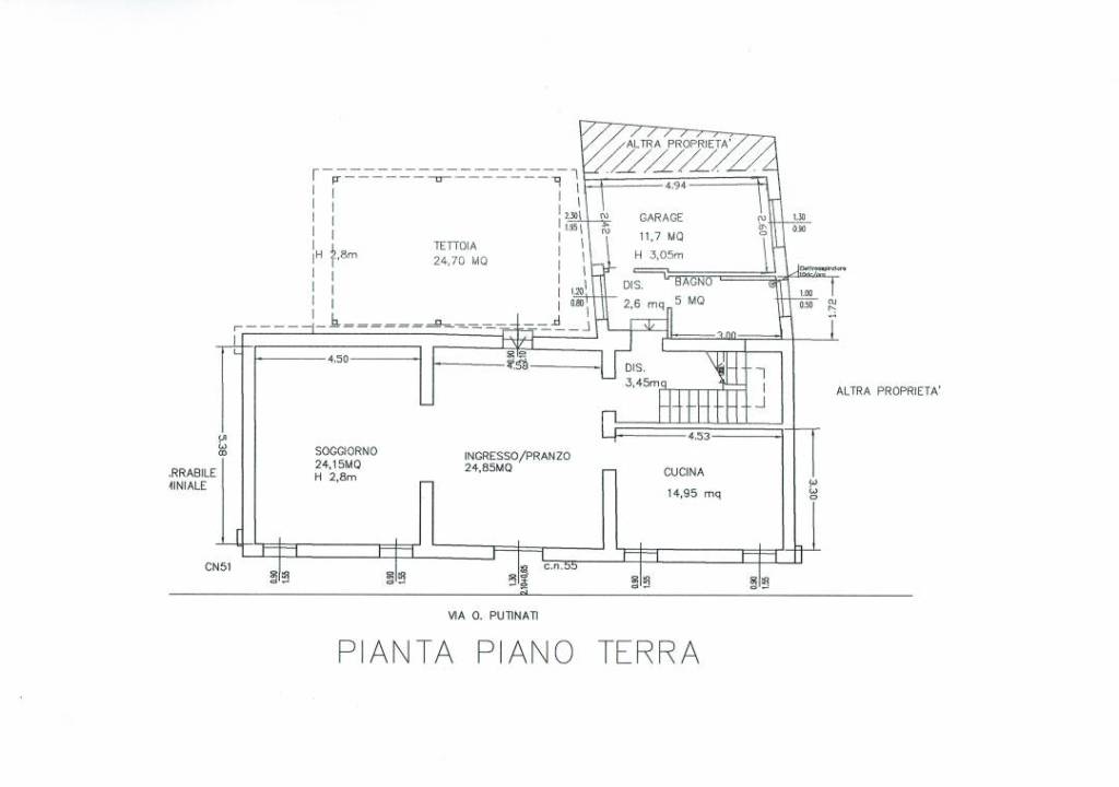 planimetria piano terra