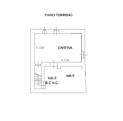 Planimetria piano terreno Sub 5