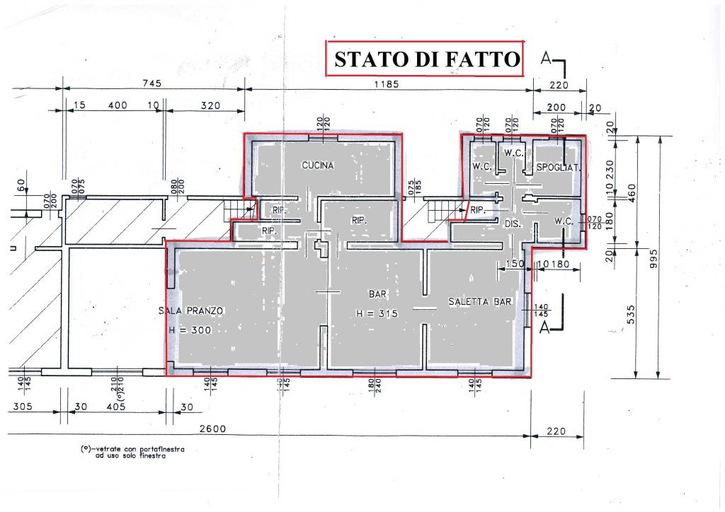 STATO DI FATTO